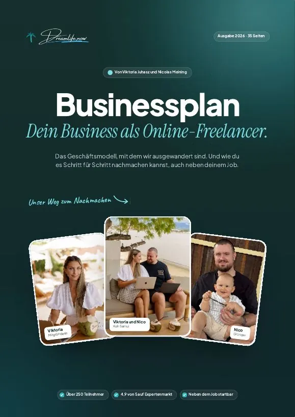 Cover des Businessplans